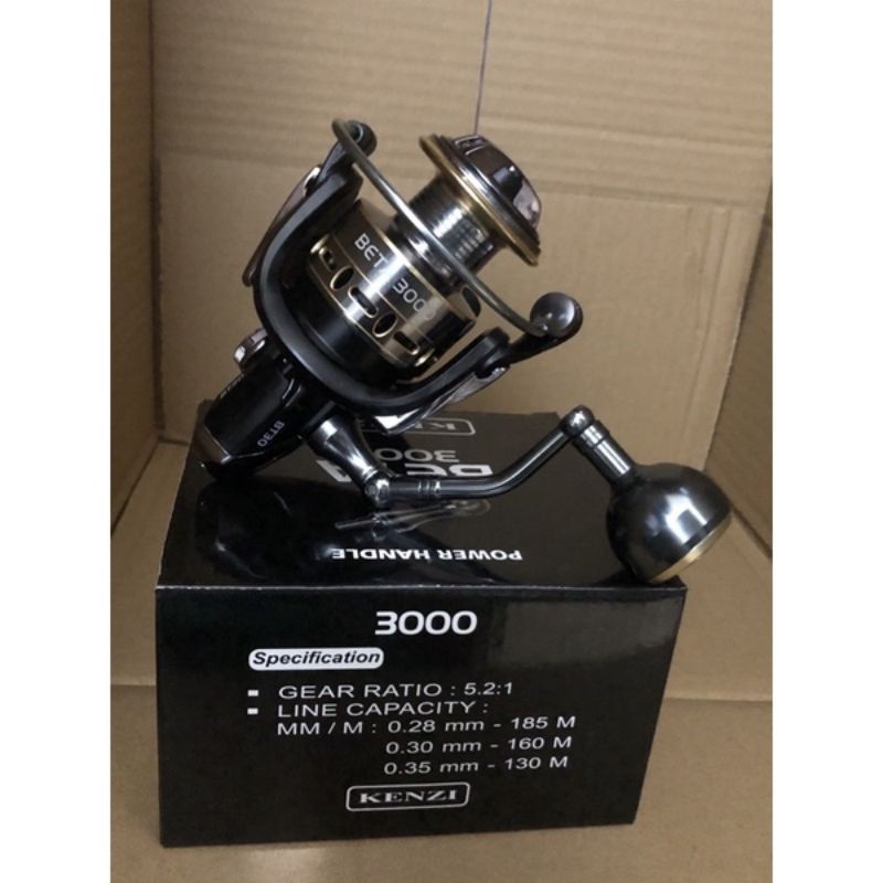 Reel Pancing Power Handle Kenzi Alfa 1000/2000/3000/Japan Quality
