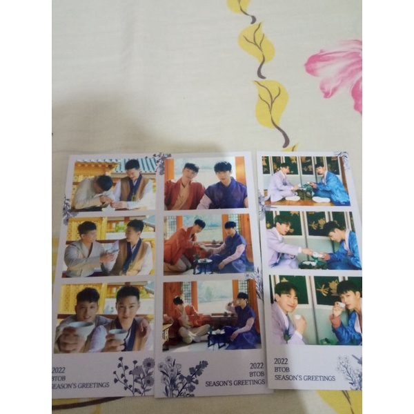 SEASON GREETING 2022 SG BTOB 3cut Photoset