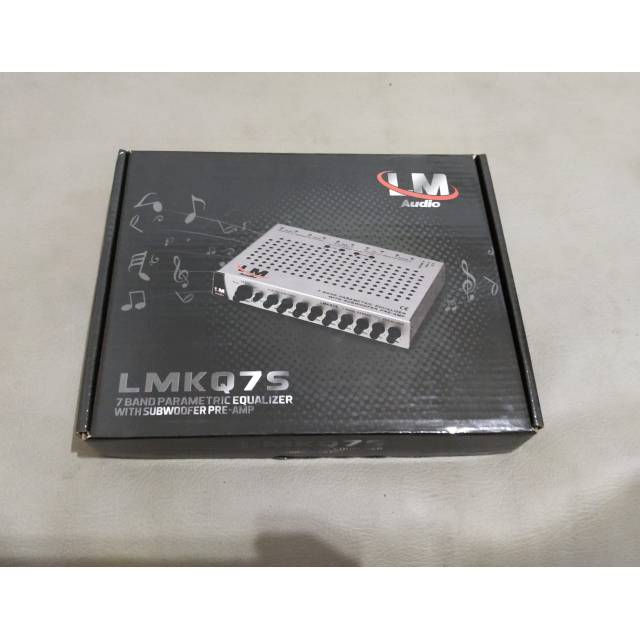 Preamp pre amp parametric audio mobil LM AUDIO LMKQ7S lmkq7s lm kq 7s 7 s 7 band equalizer