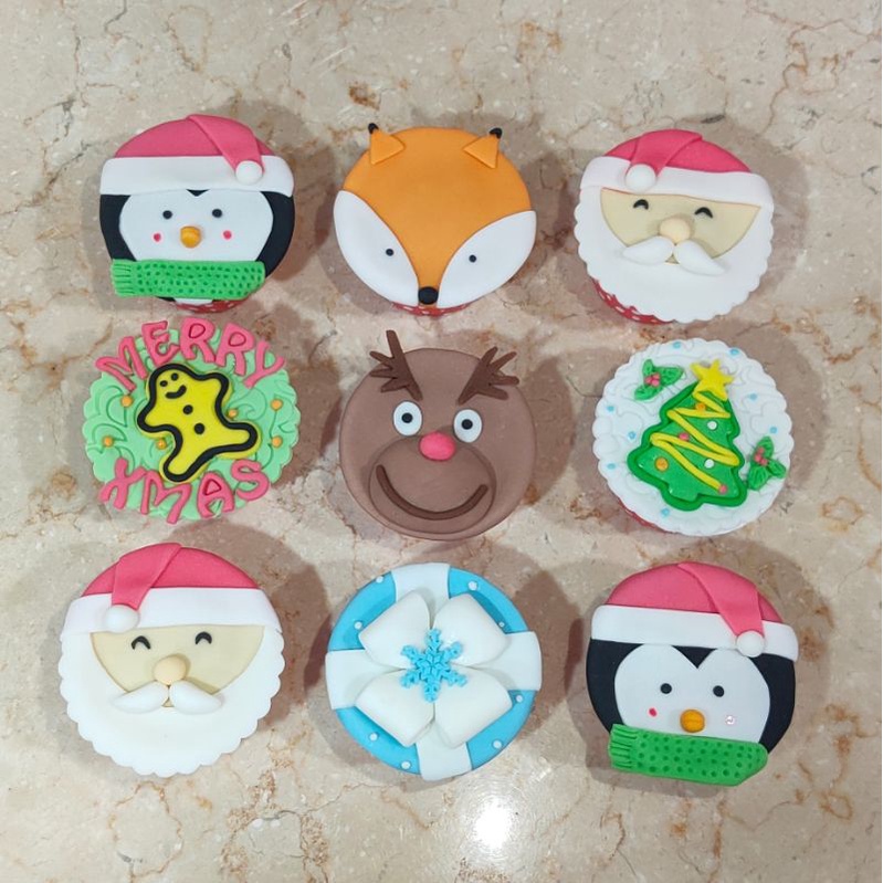 

Hampers Cupcakes Natal / Christmas Cupcakes Hampers