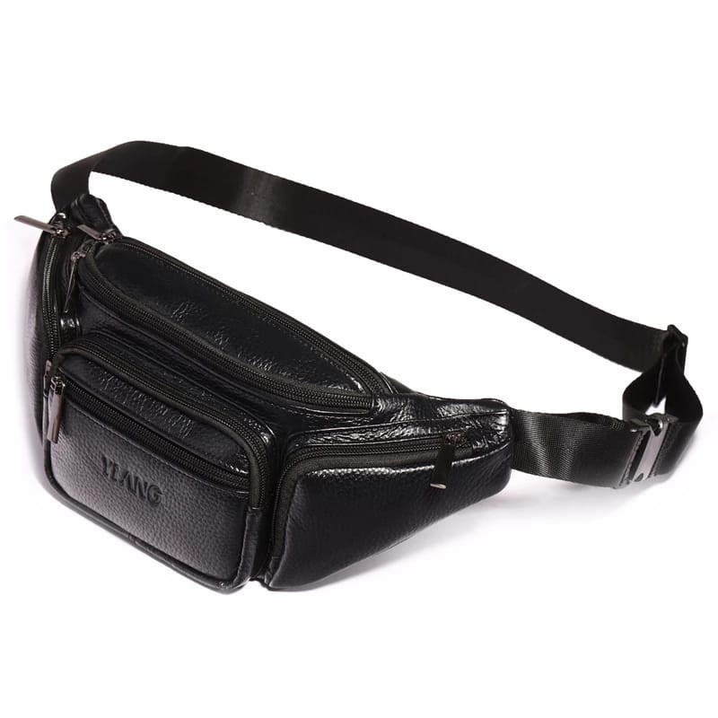 WAISTBAG PRIA DAN WANITA WAISTBAG UNISEX COKLAT DAN HITAM TAS PINGGANG