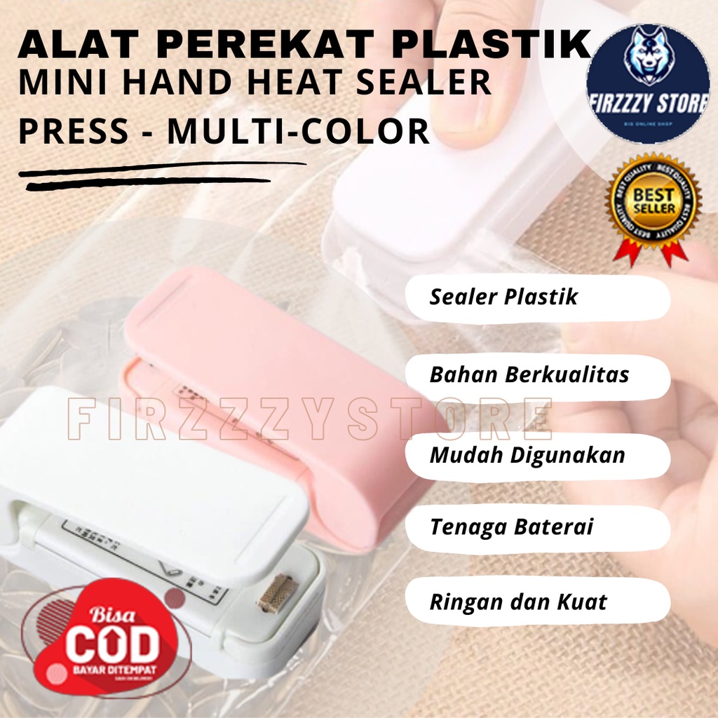 Alat Perekat Plastik Mini Hand Heat Sealer Press - Multi-Color