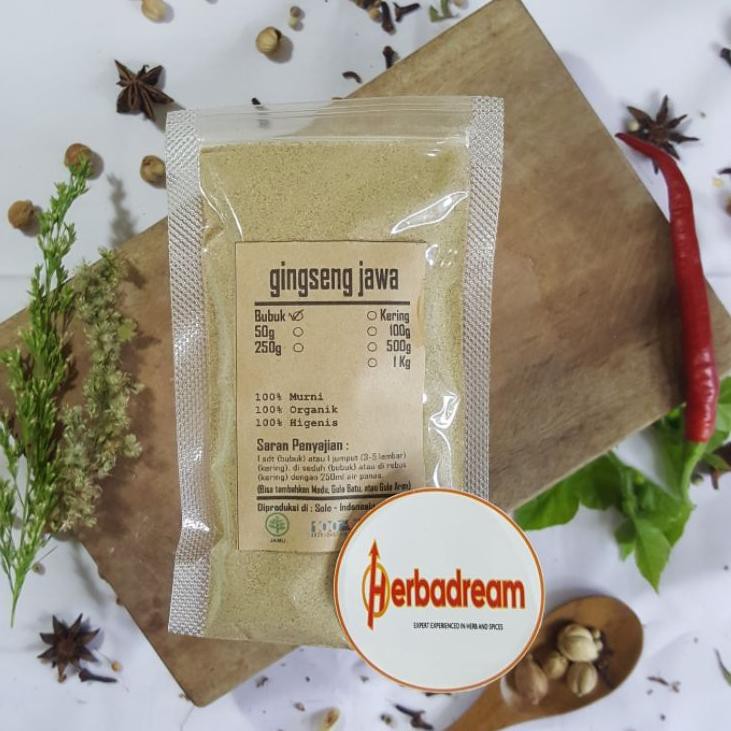 

A4R1 100 GRAM GINGSENG JAWA KOLESOM JOWO TALINUM PANICULATUM JAVANESE GINSENG JEN SHEN POWDER ZHL