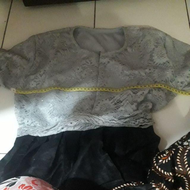 Maura Couple - Sania Ruffle Batik Couple Ori Ndoro Jowi Garansi Termurah Shopee - Modern Batik