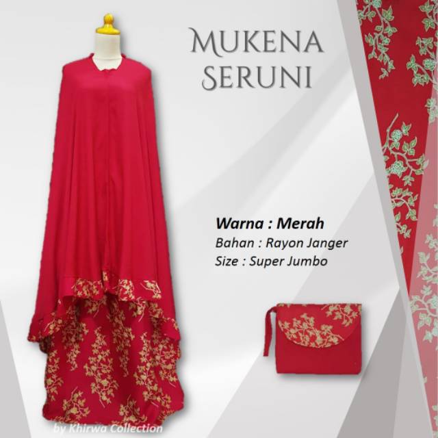 MUKENA SERUNI BALI SUPERJUMBO | GROSIR MUKENA BALI