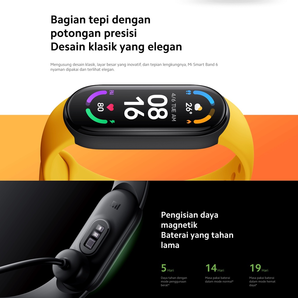 Xiaomi Mi Band 8 Smartband AMOLED 1.62&quot; Amoled Display