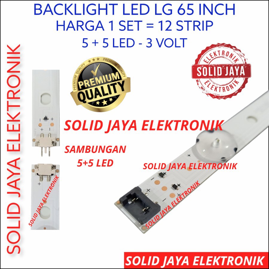 BACKLIGHT TV LED LG 65 INC 65UJ632 65UJ652 T 65UJ632T 65UJ652T 65UJ LAMPU BL LG 10K 10 KANCING K 12 STRIP BATANG 65INCH 65INC 65IN 65 INCH IN LG