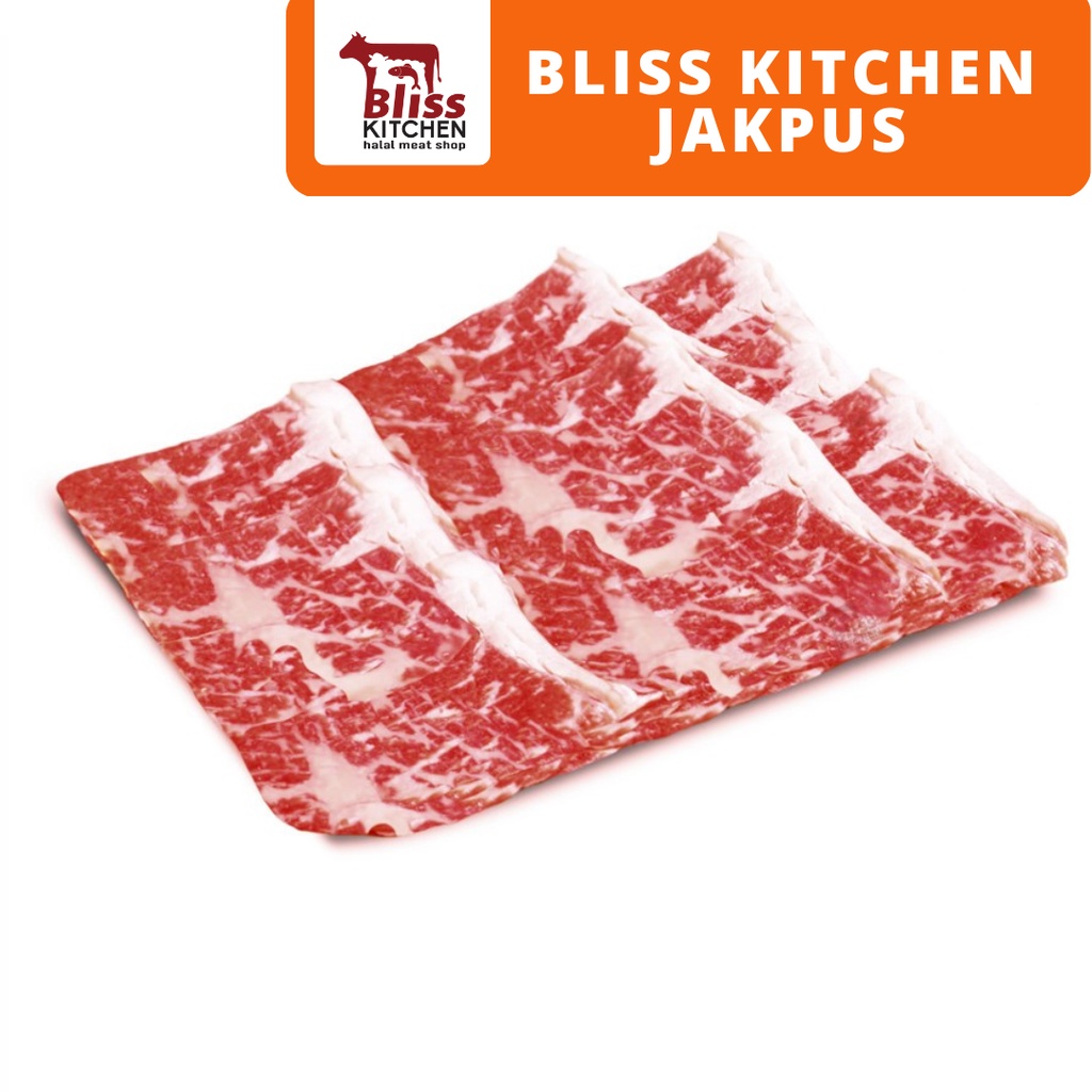 

US Black Angus Teppanyaki Beef Slice 5mm 250gr