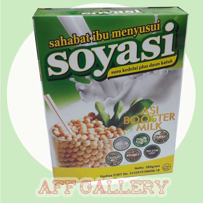 

SOYASI ASI BOOSTER MILK SUSU KEDELAI PLUS DAUN KATUK 200GRAM