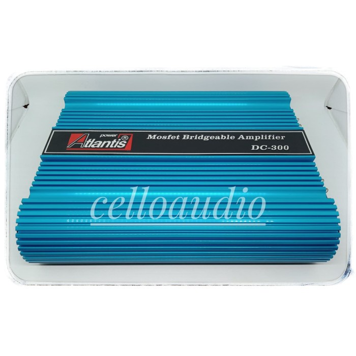 POWER AMPLIFIER ATLANTIS DC300 2 CHANNEL DC 300 AUDIO MOBIL