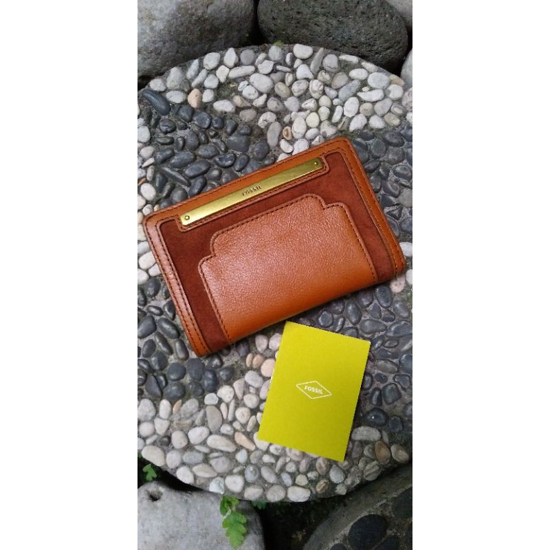 Dompet Wanita Fossil Liza Multifunction Multi Brown