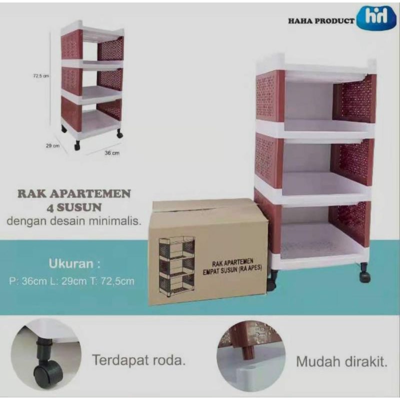 rak apartement / 5 susun