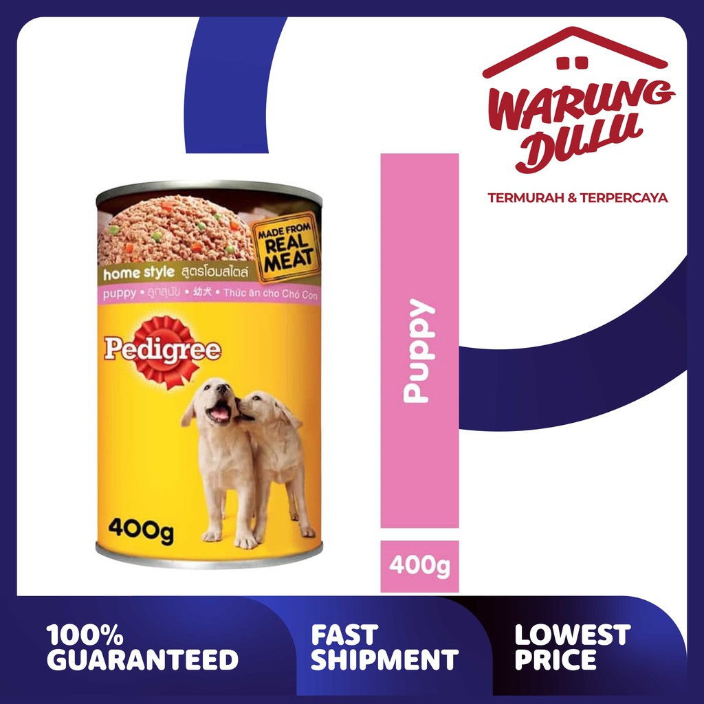 PEDIGREE PUPPY 400GR KALENG (GRAB/GOSEND)