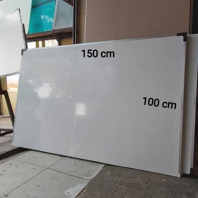 Whiteboard 150 x 100 cm papan tulis 100 x 150 cm