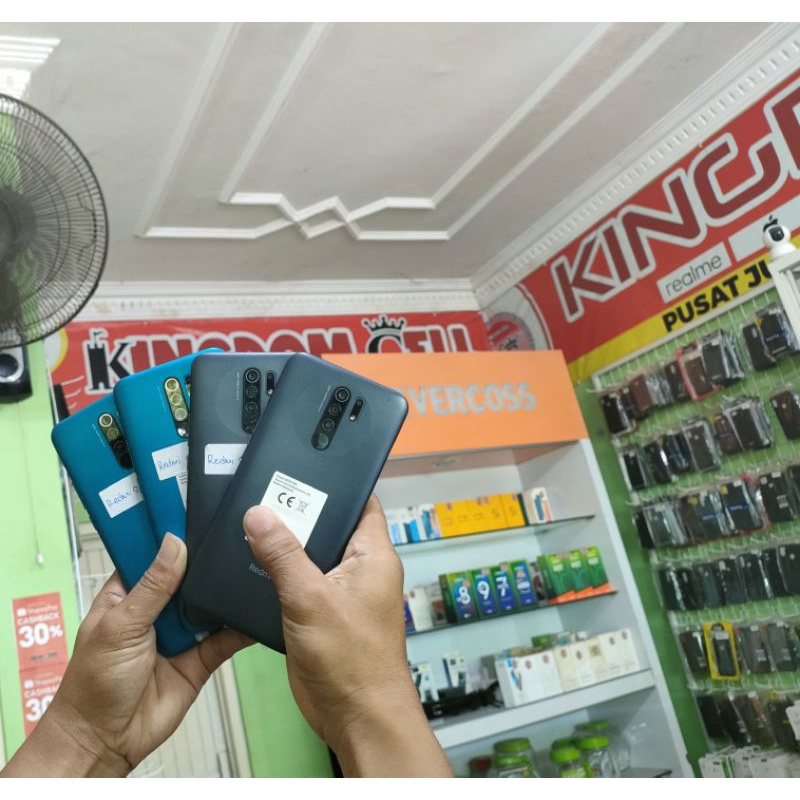 PROMO SECOND REDMI 9 RAM 4/64 FULLSET/LENGKAP