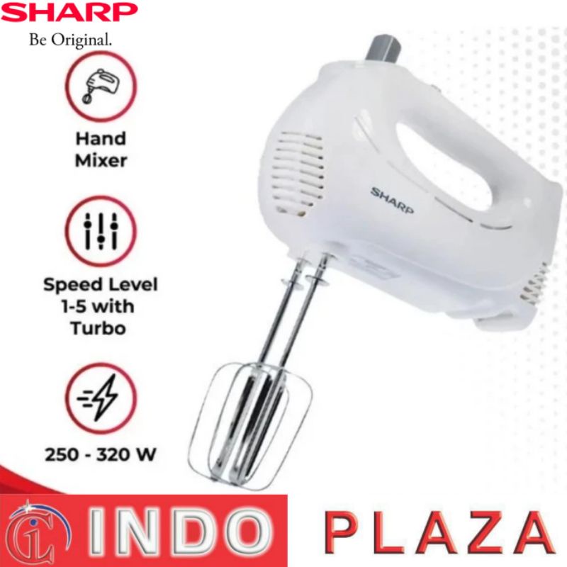 HAND MIXER SHARP EM-H53WH 320 W