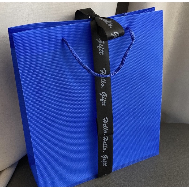 Hampers bayi l kado bayi l Baby gift set l Kado bayi laki laki l hampers bayi laki laki hampers baby-Paperbag Blue