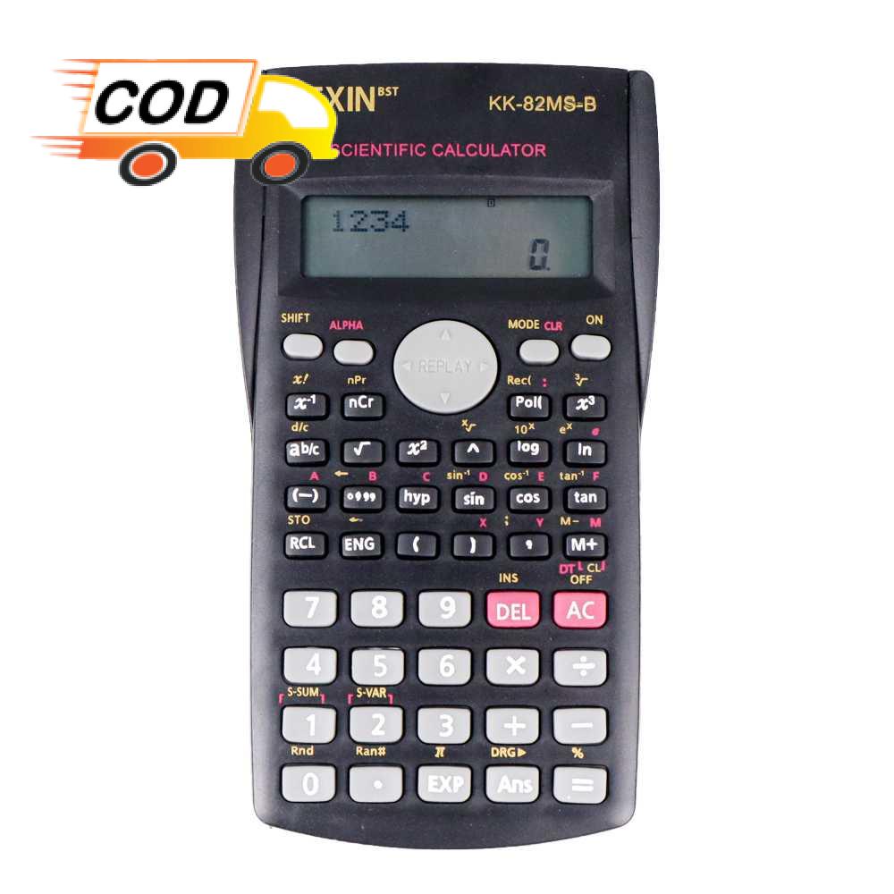 

Kalkulator Elektronik Scientific Calculator 10+2 Digits dengan 240 Fungsi Hitungan Ilmiah Sains dan