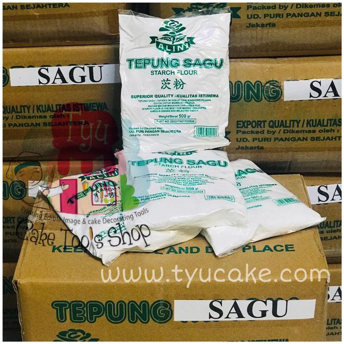 

Cuci Gudang Awal Tahun 1Karton isi 24x500gr-Tepung Sagu Alini Diskon