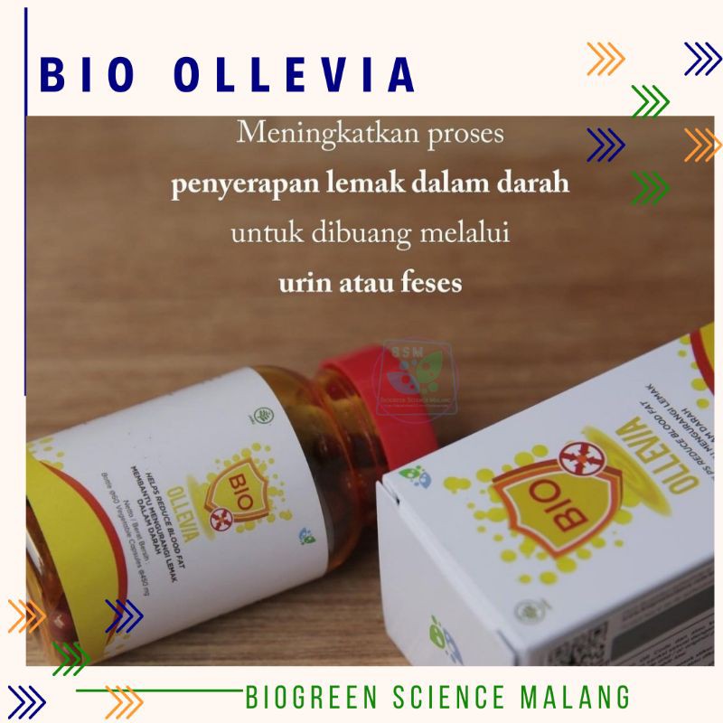 

Kolesterol Herbal Bio OLLEVIA Biogreen Science