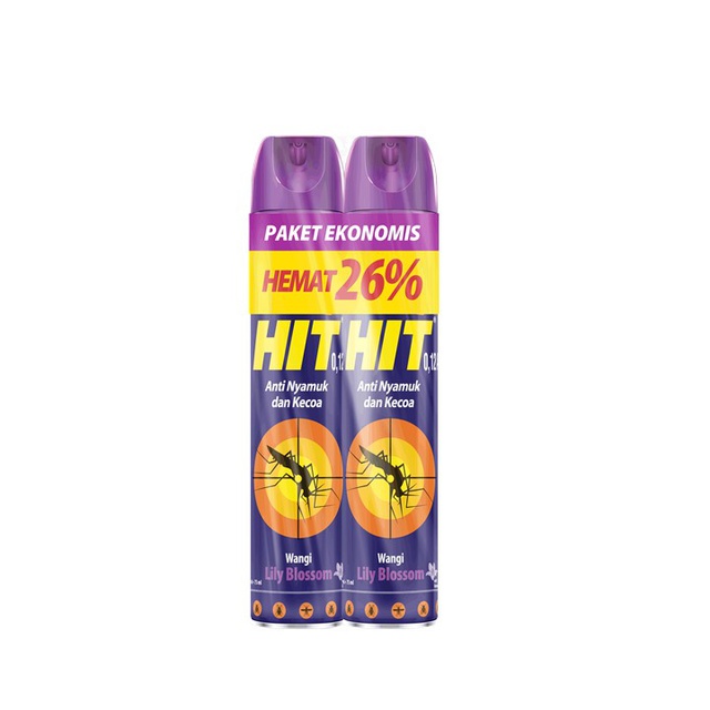 HIT AEROSOL LILY BLOSSOM MULTI PACK (2PCS) - 600ml + 75ml