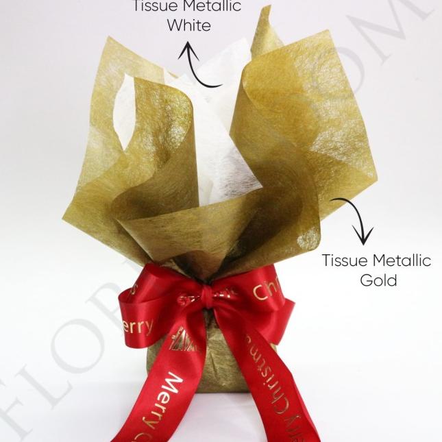 

۞ Pita Satin Merry Christmas ±3.8cm x 20 yard - Moss Green ♨