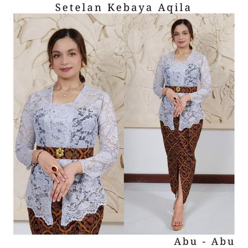 Setelan Kebaya Semi Perancis Aqila