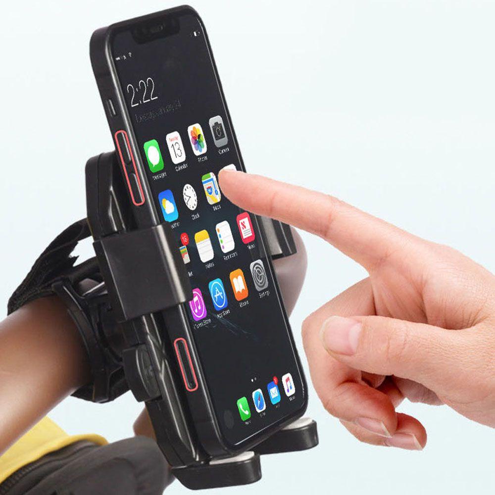 Rebuy Stroller Holder Handphone Penyesuaian360° Rotation Phone Holder Bicycle Phone Stander Braket Handphone