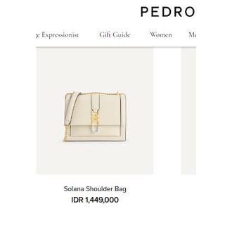 Tas PEDRO Solana White ORI