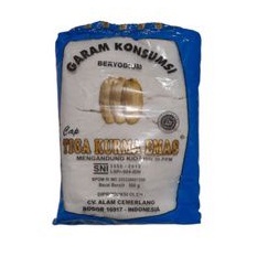 

Garam konsumsi beryodium cap tiga kurma emas 500g