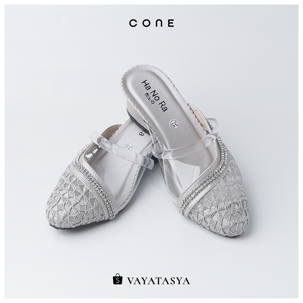 Vayatasya Ha No Ra Cone / sandal slip-on anak perempuan / hak tahu