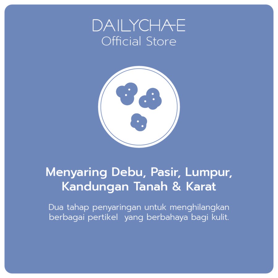 Daily Cha-E Sediment Filter - ChaE Penyaring Air untuk Shower Kamar Mandi CHA E 3 Month Supply