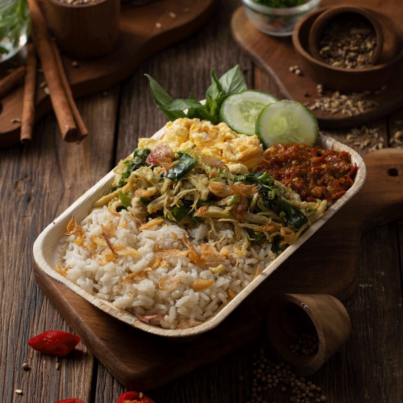 

Nasi Petak Ayam Hejo