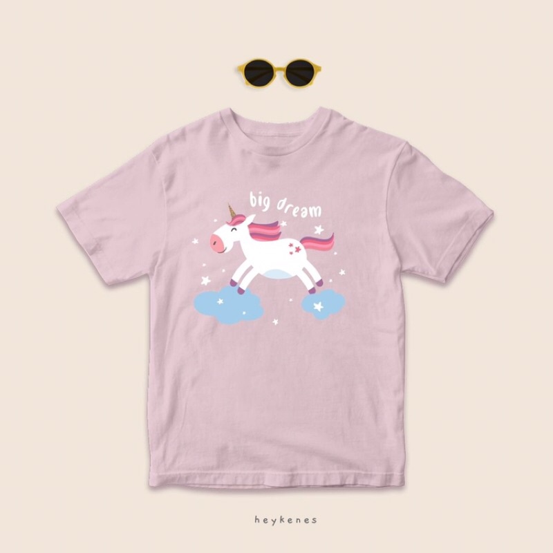 Heykenes Kaos Anak Unicorn Cotton 30s