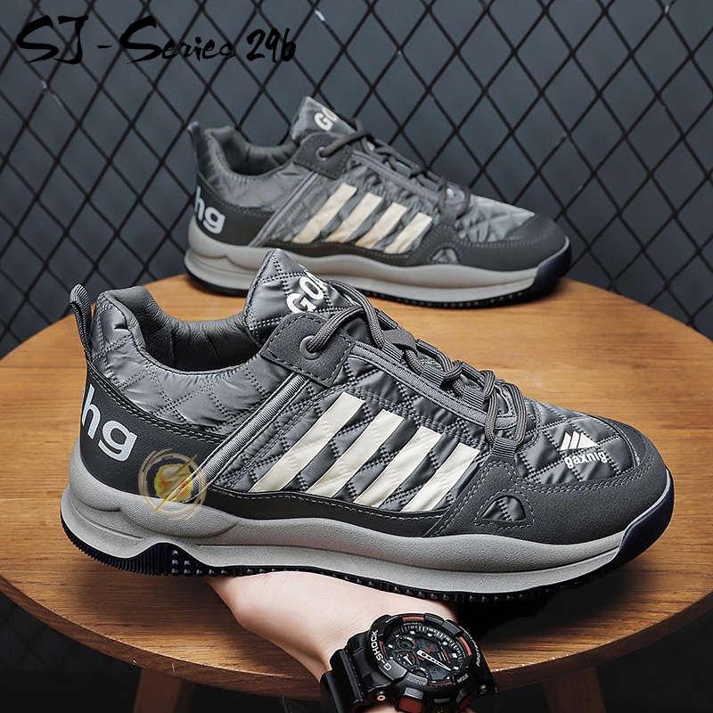 [OOS] Sepatu Sneakers Pria Kasual Bertali buat Kuliah dan Hangout Kualitas Import Premium -296