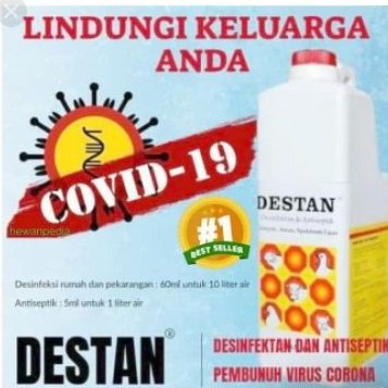 destan 1liter ready stock/antiseptik ampuh