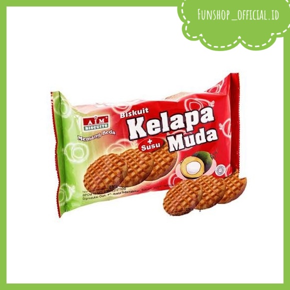 

AIM Biskuit kelapa muda, AIM Biskuit milk cookies