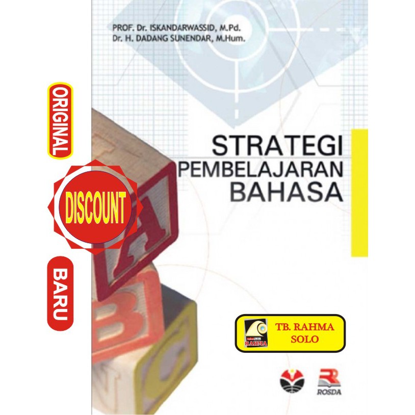 Jual Strategi Pembelajaran Bahasa Iskandarwassid Rosda Remaja ...