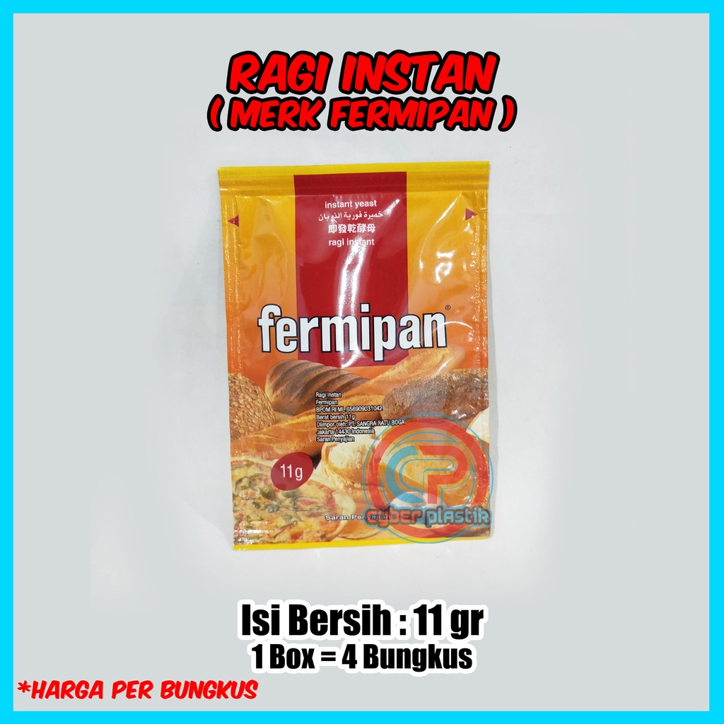 

Ragi Instan Kering Fermipan Sacchet 11 gr