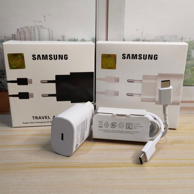 Charger Samsung  Tipe C to Tipe C Original Fast Charging 25W/45W