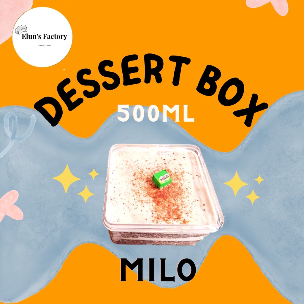 

[Dessert Box Viral 500ML ] Rasa milo