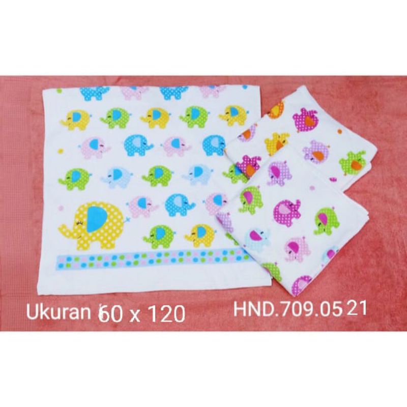 Handuk Bayi Gull Halus Tebal Lucu 120×60cm / Handuk Anak Lembut