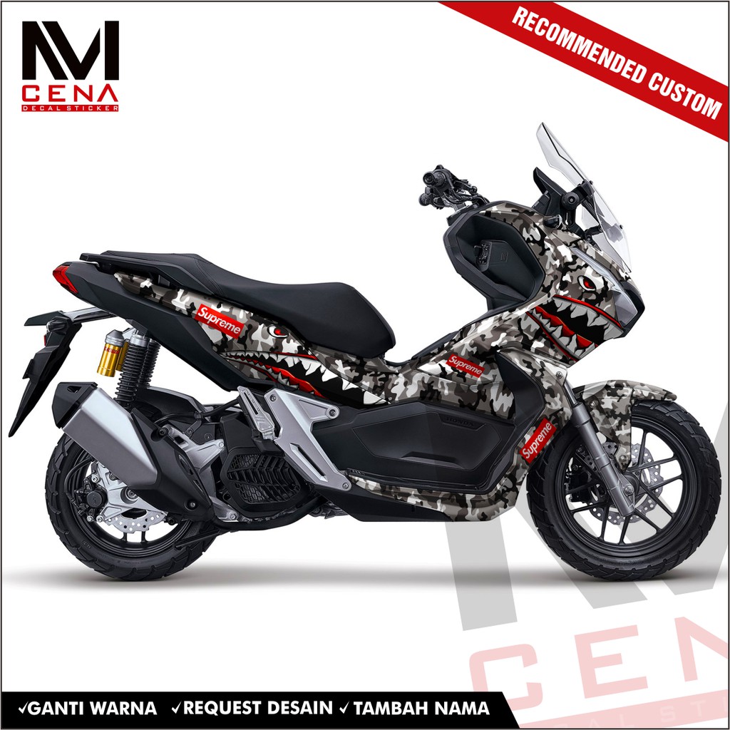 Sticker DECAL Honda ADV 150 full body, Sticker ADV, Sticker ADV 150 ,striping ADV 150 supreme