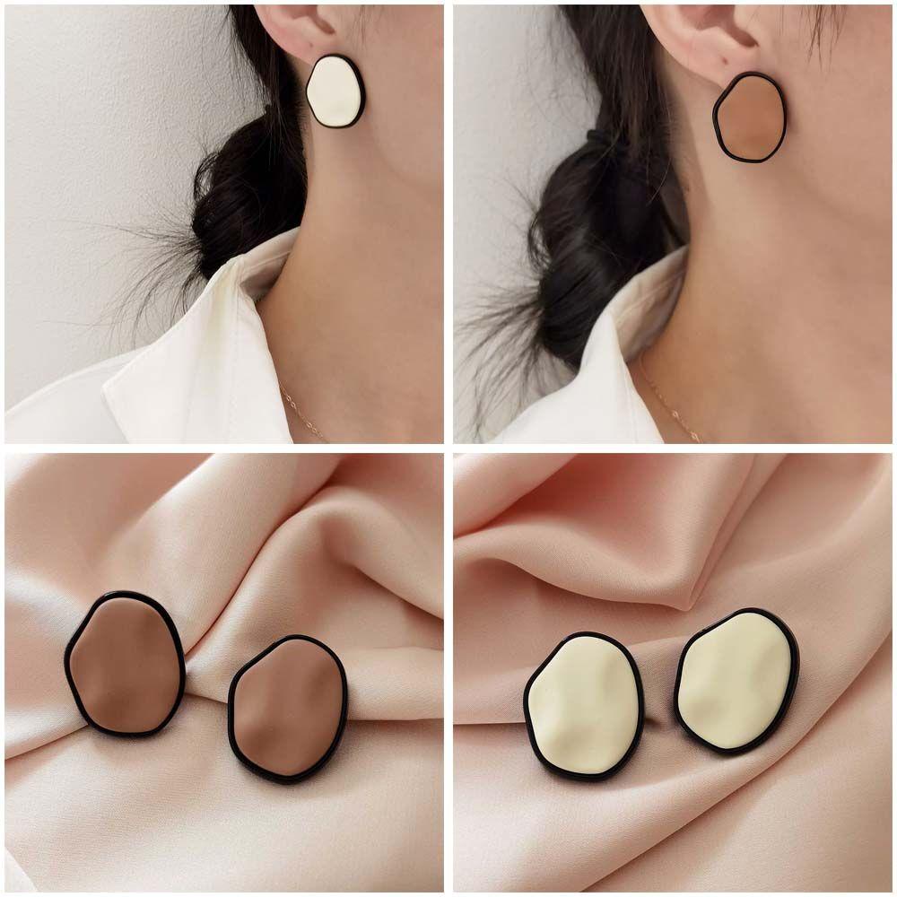 Lily Anting Tusuk Elegan Retro Fashion Perhiasan Perhiasan &amp; Aksesoris Anting Untuk Wanita Geometris