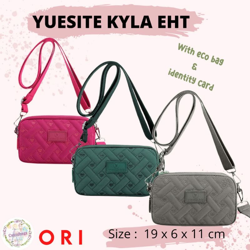 DOMPET HP TAS SELEMPANG WANITA YUESITE KYLA ORIGINAL CYUTEBAGS