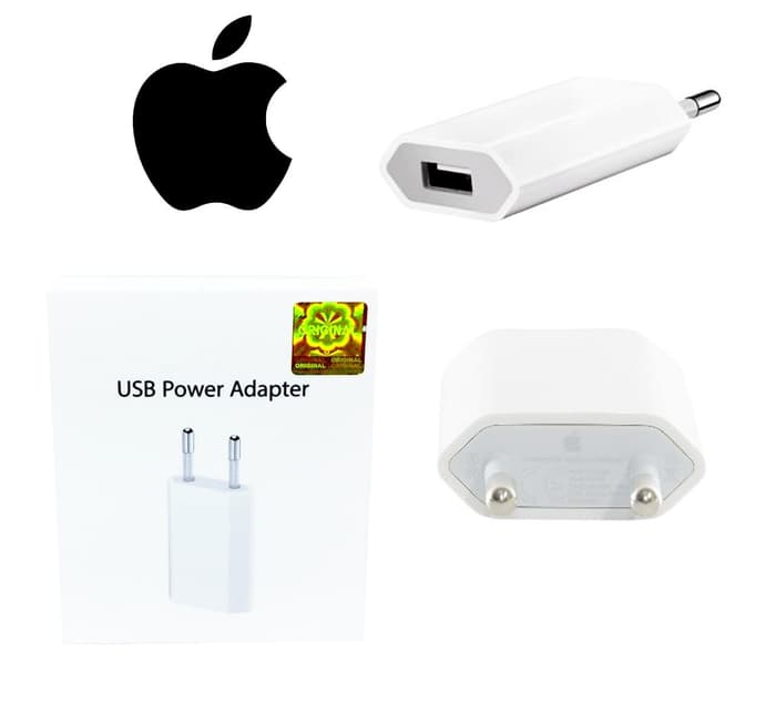 BATOK / KEPALA CHARGER IPHONE 5G 5S 6G 6S 7G 6Plus 7Plus X