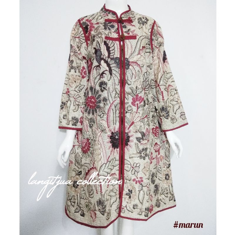 DRESS BATIK RITS LILYANA TRIBUSONO SERIES | TUNIK LITAHAYU BATIK KERJA BUSUI FRIENDLY