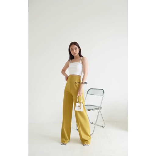 Nami Pants | Celana Kulot Scuba Highwaist