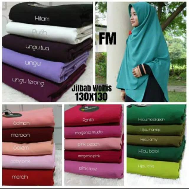 Jilbab segi empat 130x130
