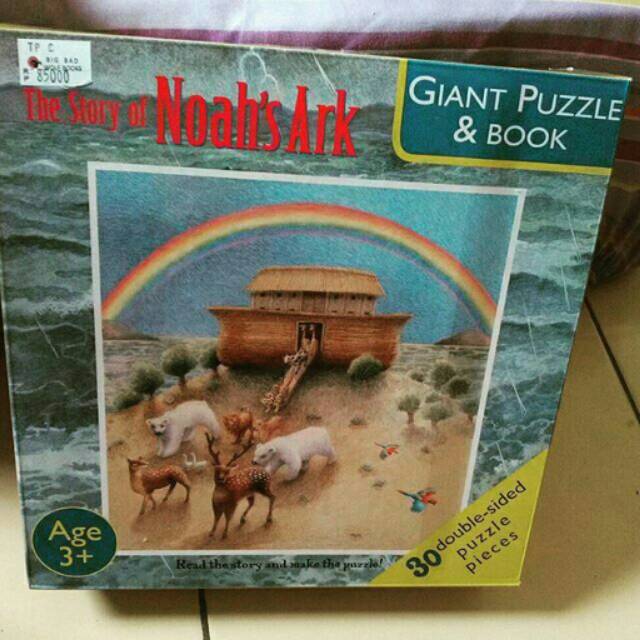 Giant Puzzle & book The Story of Noah's Ark
